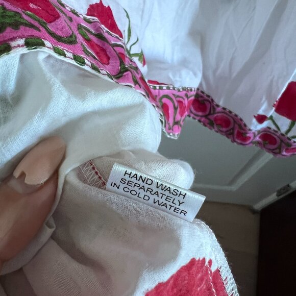 NWOT Mary Marshmellow Floral Printed Tiered Dress - Picture 6 of 6